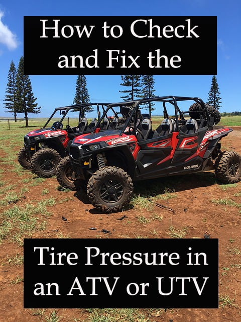 quad tire pressure