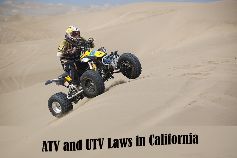 guide to atv and utv laws in california