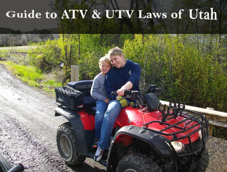 Guide to ATV and UTV Laws in Utah ATV MAN